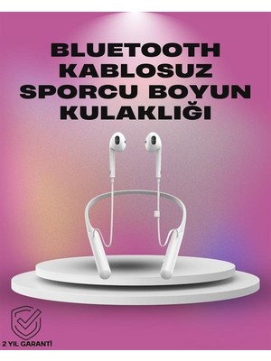 Teknodayım Uzun Pil Ömürlü Kablosuz Kulaklık – Boyun Askılı, 100 Saat Kullanım