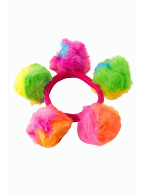 Makay Ponponlu Havlu Lastikli Toka