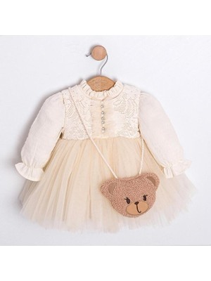 ministok Prety Tütü Etekli Oyuncak Aksesuarlı Kız Bebek Elbise ve Blüz Takım