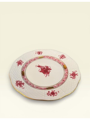 Herend El Yapımı Porselen Pasta Tabağı | 16,5 cm | El Boyama | Koleksiyonluk