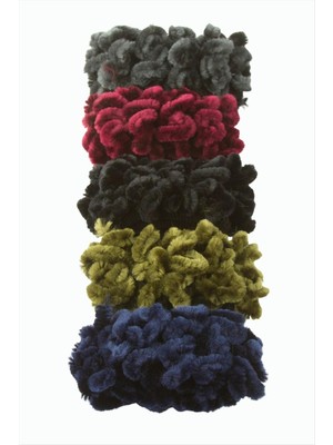 Makay Kadife Lastikli Toka 1 Adet