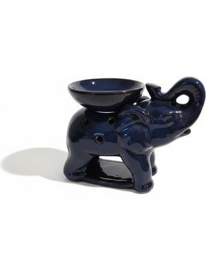 Meya Design Fil Figürlü Seramik Buhardanlık – Dekoratif & Aromaterapi (10 × 9 Cm)