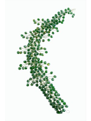 Makay Çiçek Kristal Saç Aksesuarı