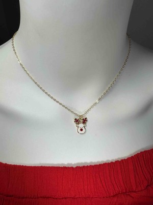 Uno Di Famiglia Yılbaşı Temalı Reindeer Geyiği , Yılbaşı Geyiği , Noel Kolyesi , Yılbaşı Figürleri