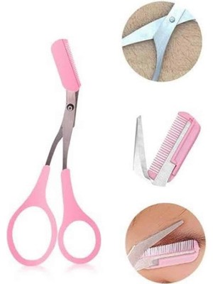 OEM Taraklı Kaş Bıyık Makası ve Kaş Ustura Seti Kaş Bıyık Tüy Alma Epilasyon A - ME0028-5X6IJ