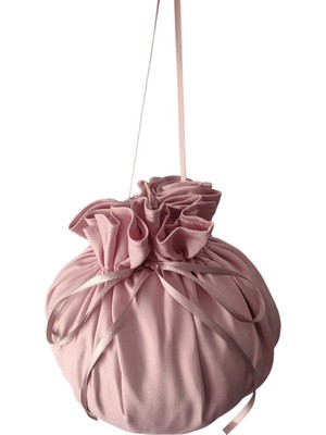 Moda Nur Gelin Kına Takı Kesesi, Takı Çantası ,pudra Renk, Gelin Takı Kesesi