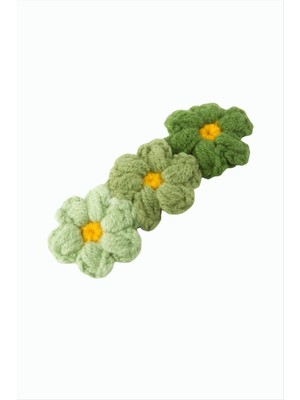 Freedom Store Papatya Işlemeli Örgülü Çıtçıtlı Toka