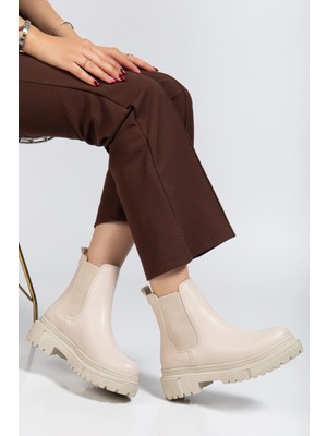 Shemard Bej Lastikli Günlük Kadın Bot