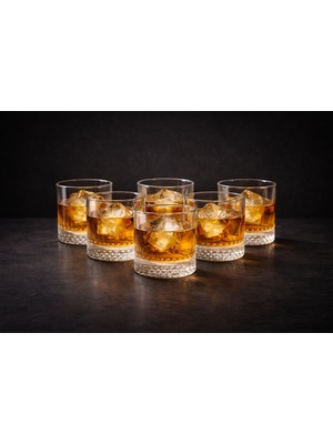 6 Parça Zürih Collection Kristal Su- Viski Bardağı