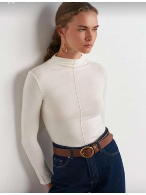 Bluz, Parmak Detaylı Body, Uzun Kol Body, Kadın Body