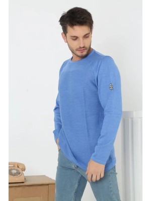 Çamaşır Kenti Erkek Biskilet Yaka Kolu Armalı