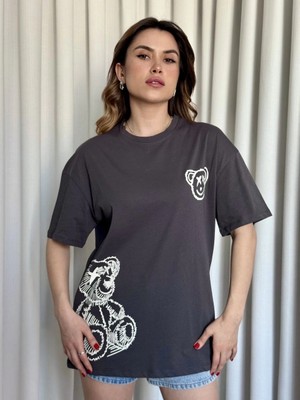 LTG Nova Baskılı Ayıcıklı Tişört