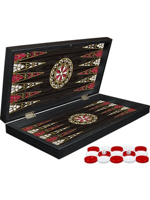 Klasik Sedef Işlemeli Tavla Model 2 TEKNOBARAN-79895