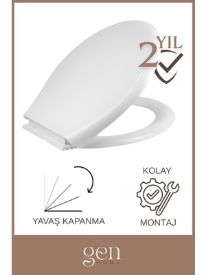 Drom Akdeniz Plus Soft Termoplast Klozet Kapağı