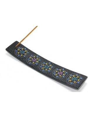 Zenvia Obsidian Taşı Kayık Tütsülük Model 3 ZNV-254110