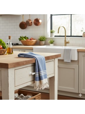 Yüksek Emici Pamuk Mutfak El Bezi Havlusu 30X50 Cm.