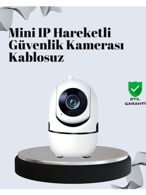 Store Mania Akıllı Kontrol ve Hareket Takipli 1080P Kablosuz Güvenlik Kamerası – Gece Görüşlü ve Iki