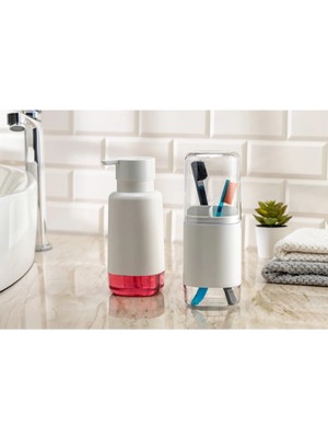 Zenvia ZNV_6574 2'li Sıvı Sabunluk ve Diş Fırçalık Seti