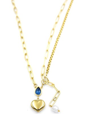 Royaleks Kalp Kolye - Altın