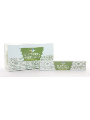 Zenvia Hem Sacred Elements Mugwort &amp; White Sage Masala Aromalı Çubuk Tütsü ZNV-254110