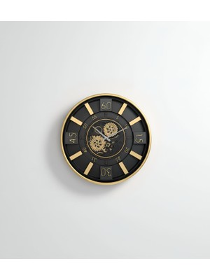 VaLume Çarklı Metal Duvar Saati