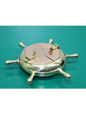 Zenvia Pirinç Dümenli Kapaklı Küllük ZNV-254110