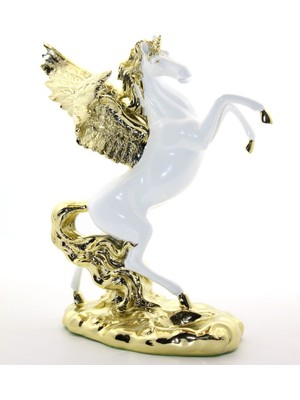 Polyester Şahlanan Kanatlı At Figürü TEKNOBARAN-79895