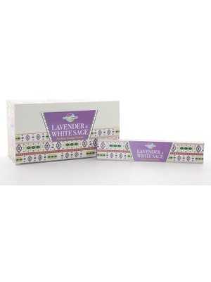 Zenvia Hem Sacred Elements Lavender White Sage Masala Aromalı Çubuk Tütsü ZNV-254110