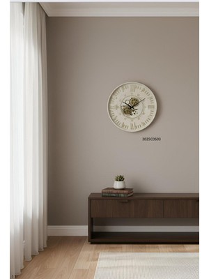 VaLume Çarklı Metal Duvar Saati