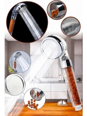 Zenvia ZNV_6574 Boncuklu Su Tasarruflu Kireç Önleyici Duş Başlığı