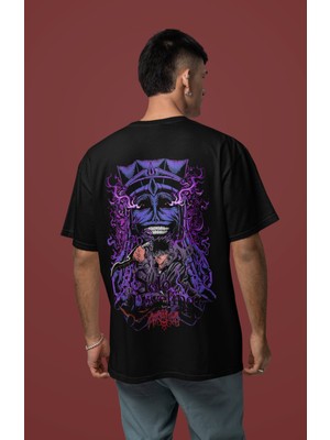 Sevbano Solo Leveling Arise Sırt Baskılı Unisex Oversize Anime Karakter Tişört