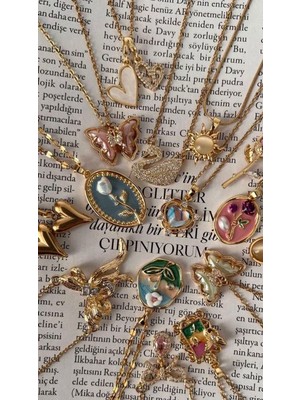 Moderncevher Nostalji Esintisi: Vıp Gold & Silver Mix Kolye Ucu Serisi(5'li-8'l-10'lu-20'li-30'lu-40'lı-50'li