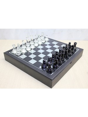 Kutulu Cam Satranç Seti TEKNOBARAN-79895