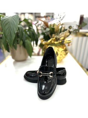 Ons Siyah Oxford Model Ayakkabı