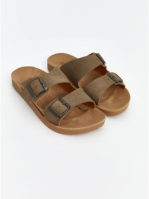 Lc Waikiki Yeni Sezon Çift Bantlı Kadın Terlik