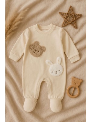 Aki Moda Kids Kız Erkek Bebek Pamuklu Yenidoğan Tulum