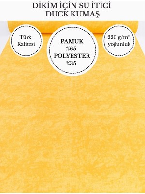 Fabricstown Mermer Efektli Su Itici Duck Kumaş | 220 G/m² | %65 Pamuk %35 Polyester | 180 cm En