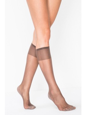 Penti 3'lü Paket Fit 15 Mürdüm Rengi Parlak Pantolon Çorabı