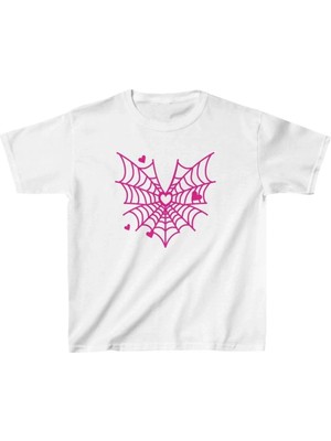 Mzp Kartan Unisex Çocuk Baskılı T-Shirt - Beyaz