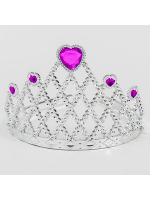 DecoTech Kalpli Prenses Tacı Fuşya (55476)