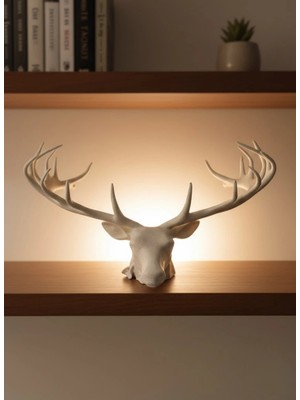 Shopwave 25 cm Estetik Geyik Figürü Şık Ev Ofis Dekorasyonu