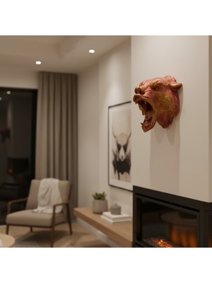 DecoTech 3D Jaguar Figürü Duvar Süsü (55476)