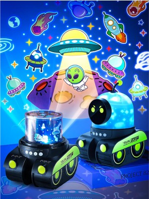 DecoTech Robot Tasarımlı Projektör Gece Lambası (55476)