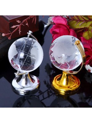 DecoTech Kristal Küçük Boy Cam Dünya Küresi (55476)