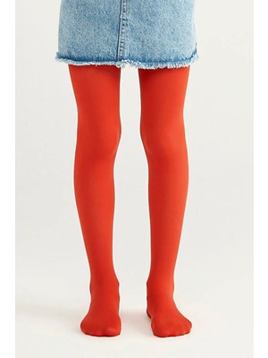 Penti Çocuk Kırmızı Mikro 40 Mus Külotlu Çorap