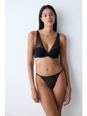 Penti Bella Push Up Siyah Sütyen