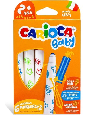 Sinerjim Carioca Jumbo Keçeli Boya Kalemi 6'lı