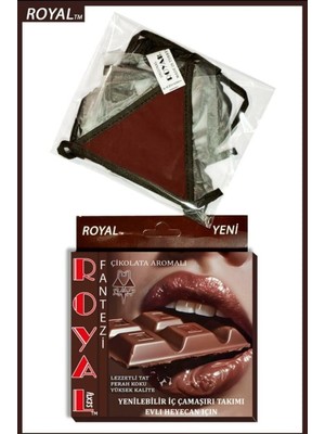 Dodes Dodes Fantezi Tüketilebilen Yenilebilir Çikolatalı Aromalı Iç Çamaşırı Takımı