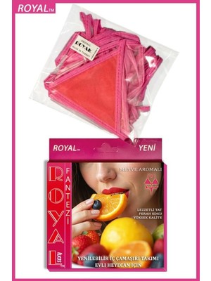 Dodes Dodes Fantezi Tüketilebilen Yenilebilir Tropikal Aromalı Iç Çamaşırı Takımı