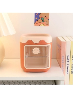 DecoTech Mini Dolap Tasarımlı Kalemlik (55476)